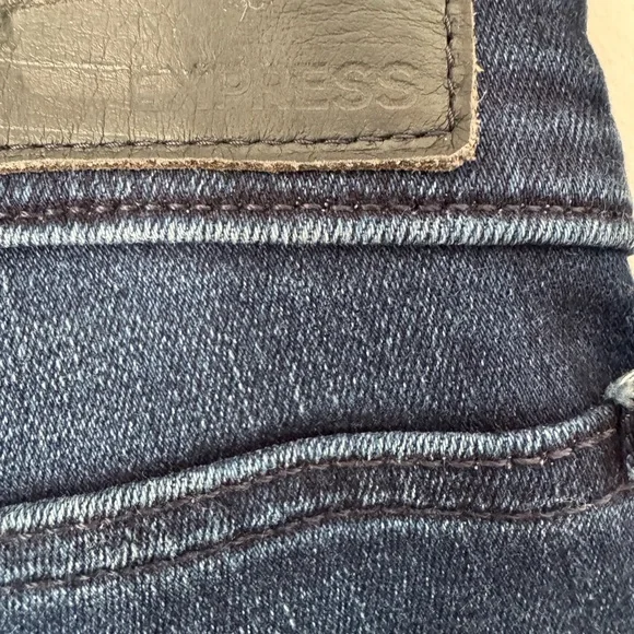Express - STRETCH + DENIM PERFECT - ANKLE LEGGING - MID RISE 10R/10R - Picture 4 of 8